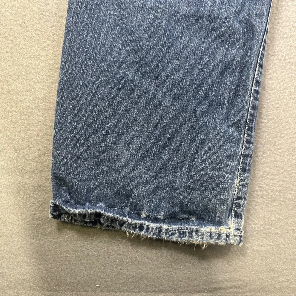 Polo Ralph Lauren Mens Loose Fit Jeans Blue Medium Wash Denim 100% Cotton 36x30